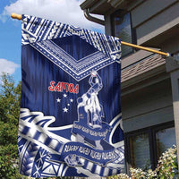 Samoa Rugby Garden Flag Pacific Warrior Glory - Polynesian Pride