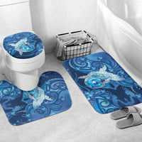 Northern Mariana Islands Bathroom Set Galaxy Polynesian Shark Tattoo - Polynesian Pride