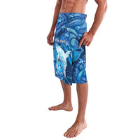 Personalised Northern Mariana Islands Lavalava Galaxy Polynesian Shark Tattoo - Polynesian Pride