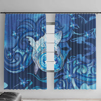 Northern Mariana Islands Window Curtain Galaxy Polynesian Shark Tattoo - Polynesian Pride