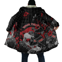 Personalised Hawaiian And Japanese Cloak Aloha Koi Fish Palaka Patterns DT05 - Polynesian Pride