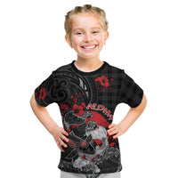 Personalised Hawaiian And Japanese Kid T Shirt Aloha Koi Fish Palaka Patterns - Polynesian Pride