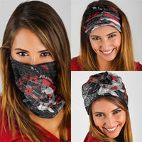Hawaiian And Japanese Neck Gaiter Aloha Koi Fish Palaka Patterns - Polynesian Pride