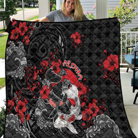 Hawaiian And Japanese Quilt Aloha Koi Fish Palaka Patterns - Polynesian Pride