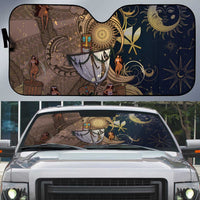 Hawaii Makahiki Auto Sun Shade Polynesian Sky And Earth - Polynesian Pride