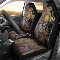 Hawaii Makahiki Car Seat Cover Polynesian Sky And Earth - Polynesian Pride