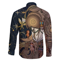 Hawaii Makahiki Family Matching Mermaid Dress and Hawaiian Shirt Polynesian Sky And Earth - Polynesian Pride