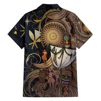 Hawaii Makahiki Hawaiian Shirt Polynesian Sky And Earth - Polynesian Pride