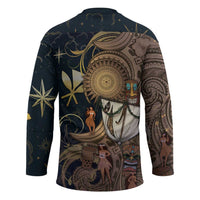 Hawaii Makahiki Hockey Jersey Polynesian Sky And Earth - Polynesian Pride