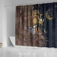 Hawaii Makahiki Shower Curtain Polynesian Sky And Earth - Polynesian Pride
