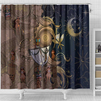 Hawaii Makahiki Shower Curtain Polynesian Sky And Earth - Polynesian Pride