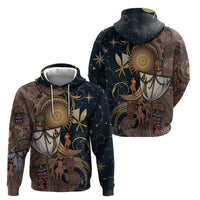 Hawaii Makahiki Zip Hoodie Polynesian Sky And Earth - Polynesian Pride