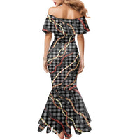Hawaii Palaka Niihau Shell Lei Mermaid Dress Tropical Island Plaid Patterns DT05 - Polynesian Pride