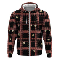 Hawaii Palaka Kahelelani Shell Lei Costume Hoodie Plaid Patterns
