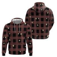 Hawaii Palaka Kahelelani Shell Lei Costume Hoodie Plaid Patterns