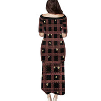 Hawaii Palaka Kahelelani Shell Lei Costume Puletasi Plaid Patterns DT05 - Polynesian Pride