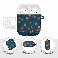 Hawaii Monstera AirPods Case Hibiscus Flowers Simple Style - Polynesian Pride