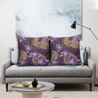 Hawaii Pillow Cover Purple Polynesian Monstera Patterns DT05 - Polynesian Pride