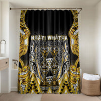 Aotearoa Ngati Whatua Bathroom Set Maori Tribal Gold Paua Shell Pattern
