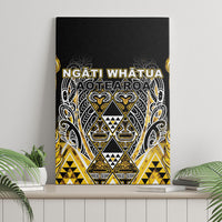 Aotearoa Ngati Whatua Canvas Wall Art Maori Tribal Gold Paua Shell Pattern