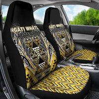 Aotearoa Ngati Whatua Car Seat Cover Maori Tribal Gold Paua Shell Pattern