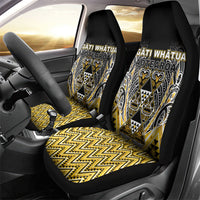 Aotearoa Ngati Whatua Car Seat Cover Maori Tribal Gold Paua Shell Pattern