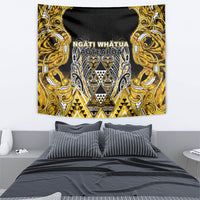 Aotearoa Ngati Whatua Tapestry Maori Tribal Gold Paua Shell Pattern