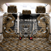 Aotearoa Kati Mamoe Back Car Seat Cover Maori Brown Tribal Paua Shell Pattern