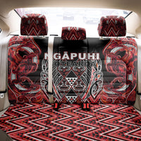 Aotearoa Ngapuhi Back Car Seat Cover Maori Red Tribal Paua Shell Pattern