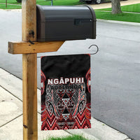 Aotearoa Ngapuhi Garden Flag Maori Red Tribal Paua Shell Pattern