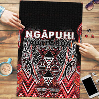 Aotearoa Ngapuhi Puzzle Maori Red Tribal Paua Shell Pattern