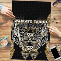 Aotearoa Waikato Tainui Puzzle Maori Light Gold Tribal Paua Shell Pattern
