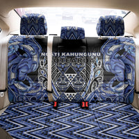 Aotearoa Ngati Kahungunu Back Car Seat Cover Maori Tribal Blue Paua Shell Pattern