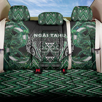Aotearoa Ngai Tahu Back Car Seat Cover Maori Tribal Dark Green Paua Shell Pattern