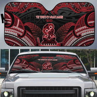 New Zealand Waitangi Day Auto Sun Shade Te Tiriti O Waitangi 1840 - Polynesian Pride