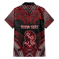 Personalised New Zealand Waitangi Day Family Matching Off The Shoulder Long Sleeve Dress and Hawaiian Shirt Te Tiriti O Waitangi 1840 - Polynesian Pride
