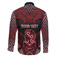 Personalised New Zealand Waitangi Day Family Matching Off The Shoulder Long Sleeve Dress and Hawaiian Shirt Te Tiriti O Waitangi 1840 - Polynesian Pride