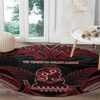 New Zealand Waitangi Day Round Carpet Te Tiriti O Waitangi 1840 - Polynesian Pride