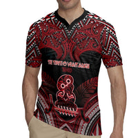 Personalised New Zealand Waitangi Day Rugby Jersey Te Tiriti O Waitangi 1840 - Polynesian Pride