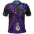 New Zealand Darts Polo Shirt Maori Manaia Paua Shell RLT7 Unisex Purple - Polynesian Pride