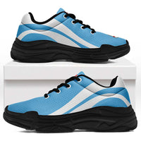Fiji Chunky Sneakers Flag-Inspired Curve Style