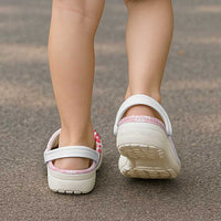 Fiji Clogs Shoes Masi Tapa Pattern Red - Polynesian Pride