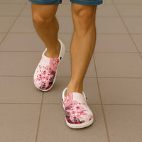 Fiji Clogs Shoes Masi Tapa Pattern Red - Polynesian Pride