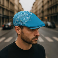 Fiji Marau na Kerisimasi Jeff Hat Aqua Tagimoucia Tapa Masi Tribal - Polynesian Pride