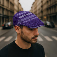 Fiji Marau na Kerisimasi Jeff Hat Purple Tapa Masi Inspired Christmas - Polynesian Pride