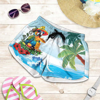 Funny Parrot Margarita Five O'clock Somewhere Shorts for Women