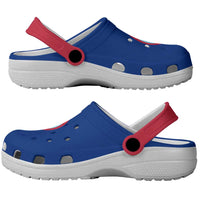 Guam Clogs Shoes Heritage Palette Flag-Inspired - Polynesian Pride