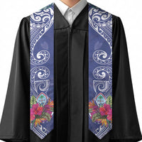 Hafa Adai Guam History and Chamorro Heritage Day Graduation Stole Blue Latte Stone LT05 - Polynesian Pride