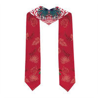 Hafa Adai Guam History and Chamorro Heritage Day Graduation Stole Red Latte Stone LT05 - Polynesian Pride