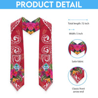 Hafa Adai Guam History and Chamorro Heritage Day Graduation Stole Red Latte Stone LT05 - Polynesian Pride